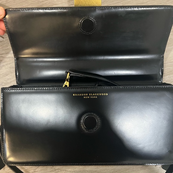 Brandon Blackwood Nia Bag with Gold Brass Hardware - Picture 4 of 5